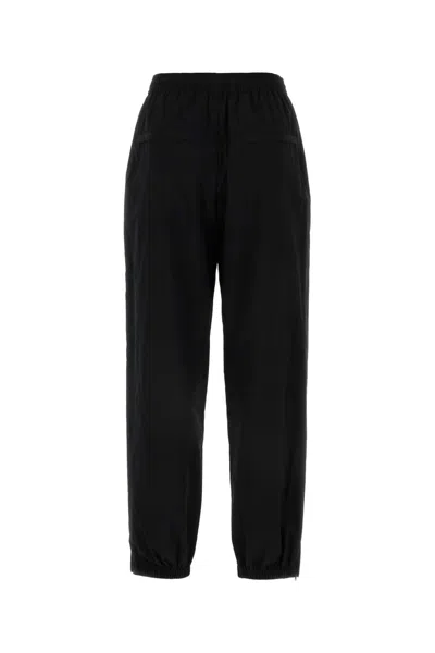 Alexander Wang T T By Alexander Wang Black Polyester Blend Joggers In Black