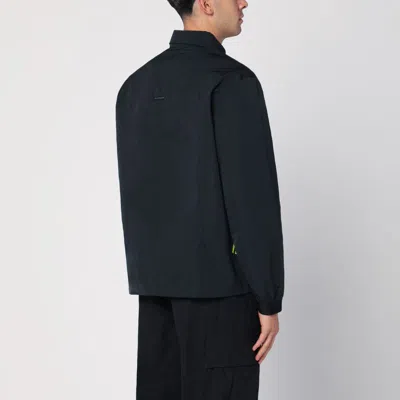 Purple Mountain Observatory Black Shirt Jacket With Zip In Black