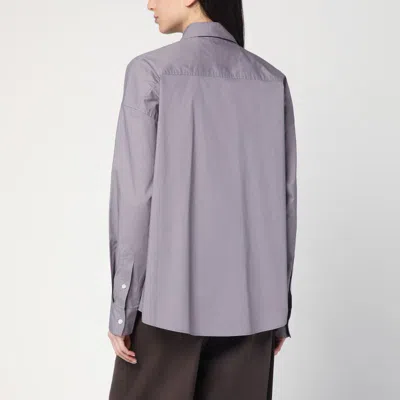 6397 New Uniform Taro-coloured Shirt In Gray