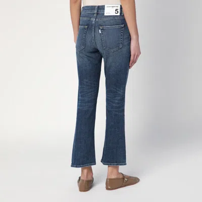 Department Five Department 5 Washed Clar Bootcut Jeans In Blue