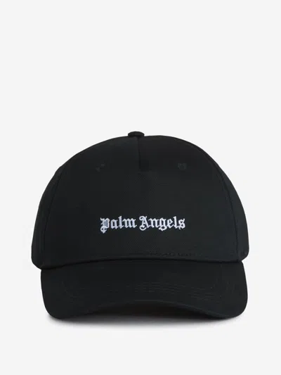 Palm Angels Embroidered Logo Cap In Black