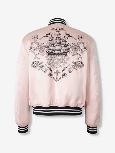 Alexander Mcqueen Biker Jacket In Black