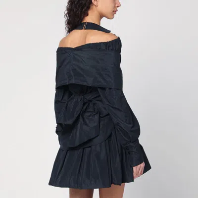 Patou Crossover Blouse With Bow Detail And Layered Look In Multi