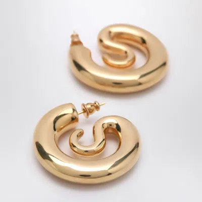 Panconesi Small Serpent Hoops Earrings In Gold