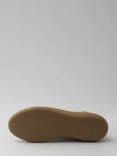 The Row Sand Canvas Sneakers In Neutral