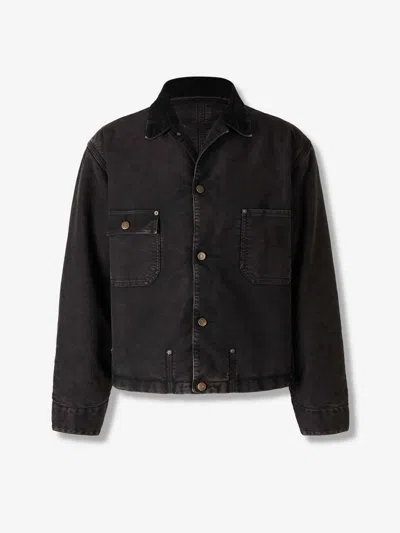 Maison Margiela Long Sleeve Jacket Featuring Front Pockets In Black
