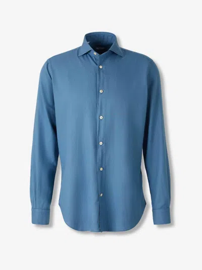 Vincenzo Di Ruggiero Buttoned Shirt In Blue