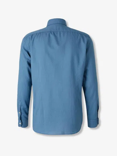 Vincenzo Di Ruggiero Buttoned Shirt In Blue