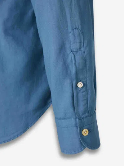 Vincenzo Di Ruggiero Buttoned Shirt In Blue