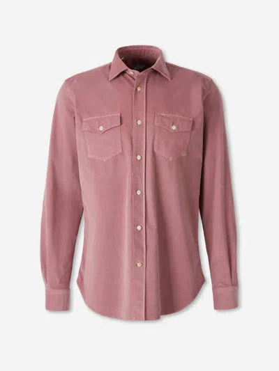 Vincenzo Di Ruggiero Buttoned Shirt In Pink