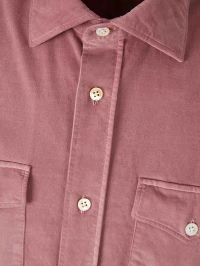 Vincenzo Di Ruggiero Buttoned Shirt In Pink