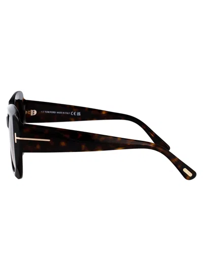 Tom Ford Avana Scura Acetate Sunglasses In Brown