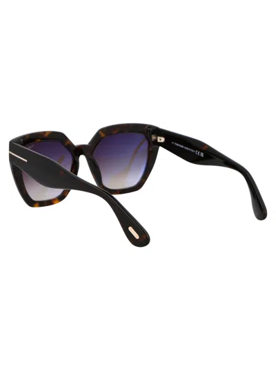 Tom Ford Avana Scura Acetate Sunglasses In Black