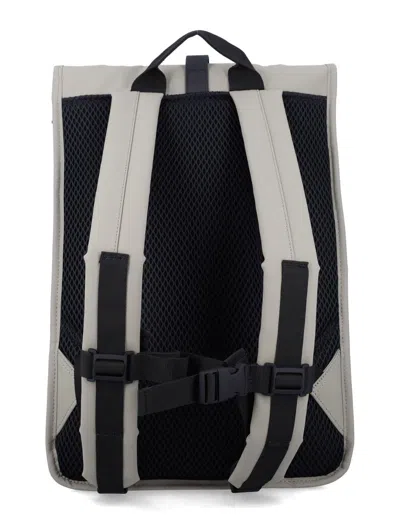 Rains Rolltop Waterproof Backpack In Sand