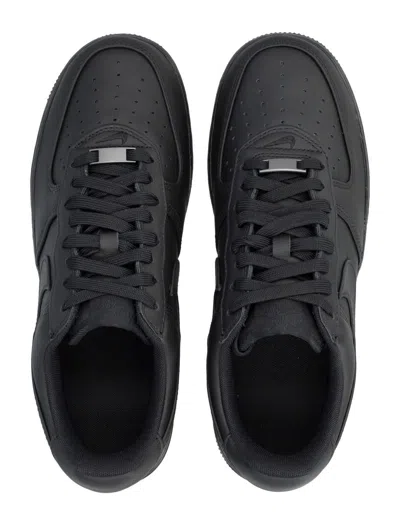 Nike Air Force 1 Low Retro Premium Leather In Black