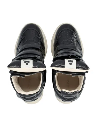 Isabel Marant High-top Sneakers With Glossy Chunky Sole In Multi