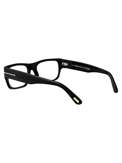 Tom Ford Nero Lucido Acetate Optical Glasses In Brown