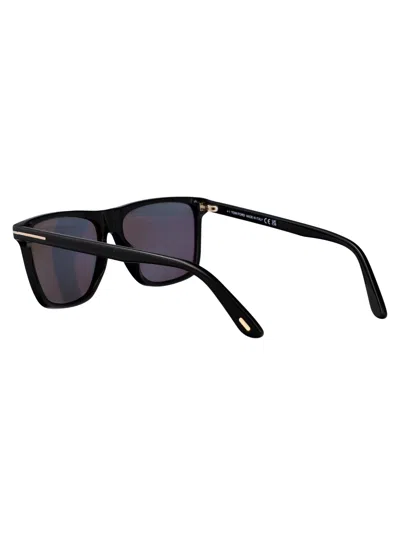 Tom Ford Nero Lucido Acetate Sunglasses In Black