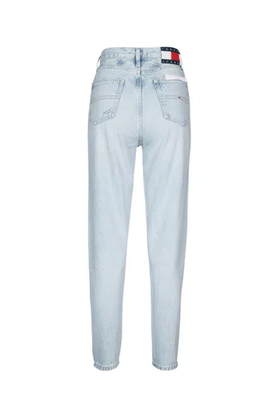 Tommy Jeans Distressed-finish Skinny Jeans In Blue