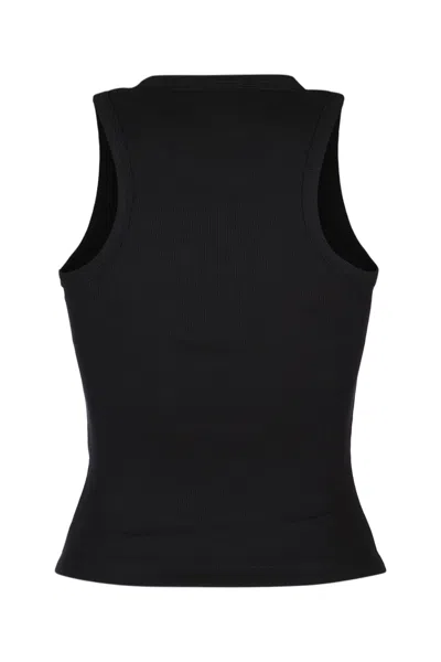 Tommy Jeans Slim Script Tank In Black