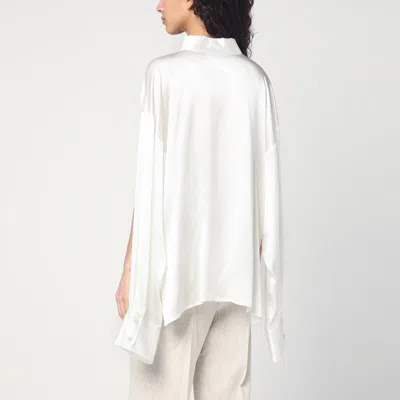 Erika Cavallini White Silk Shirt In White