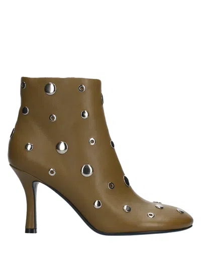 Lola Cruz 85mm Aureline Boots In Neutral