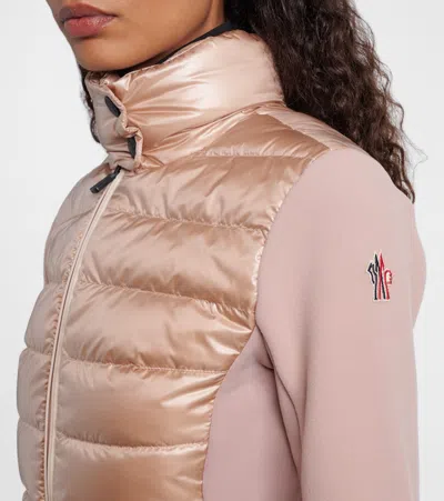 Moncler Padded Zip-fastening Jacket In Pink