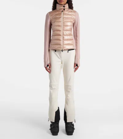 Moncler Padded Zip-fastening Jacket In Pink