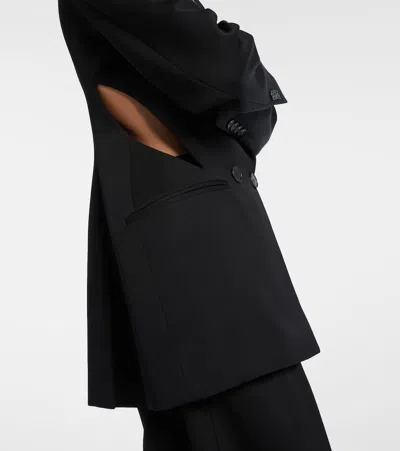 Givenchy Women Slashed Jacket In Blue