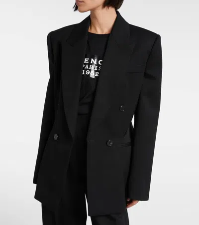 Givenchy Women Slashed Jacket In Blue