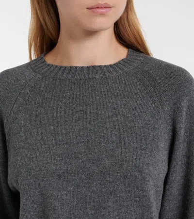 Brunello Cucinelli Cashmere Sweater In Gray