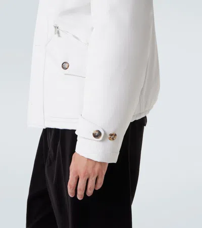Brunello Cucinelli Shearling-lined Jacket In Neutral