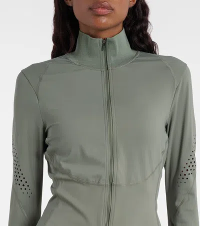 Adidas By Stella Mccartney Technical Track Jacket In Gray