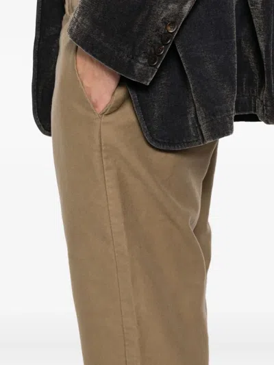 Croquis Cotton Straight-leg Trousers In Neutral