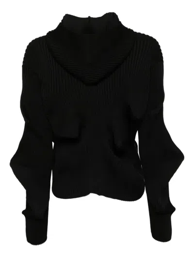 Jnby Mid-length Hooded Jacket In Brown