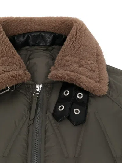 Croquis Loosed Goose Down Jacket In Green