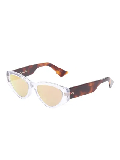 Pre-owned Dior 2020s Spirit2 Sunglasses In Brown