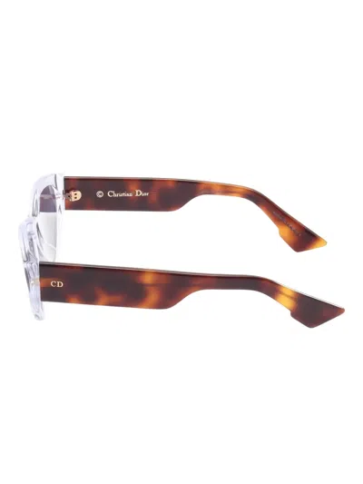 Pre-owned Dior 2020s Spirit2 Sunglasses In Brown