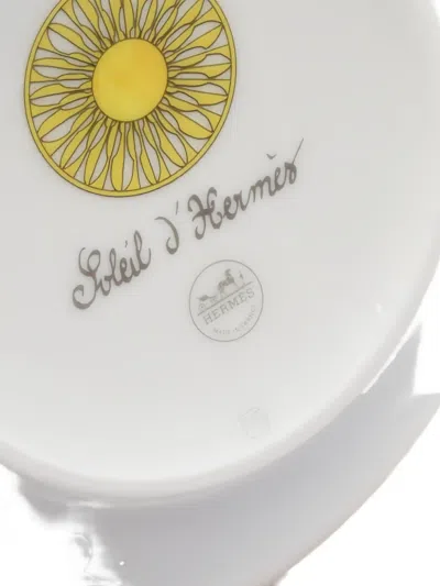 Pre-owned Hermes 2020s Soleil D'hermès Bowl (16.5) In Yellow