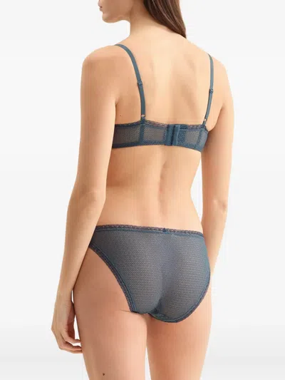 Eres Evidence Lace Bra In Blue