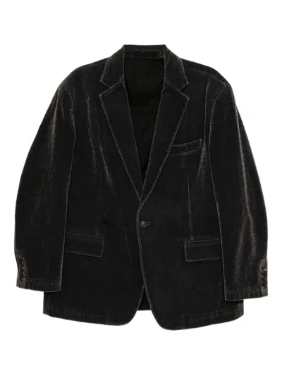 Croquis Single-breasted Blazer In Black
