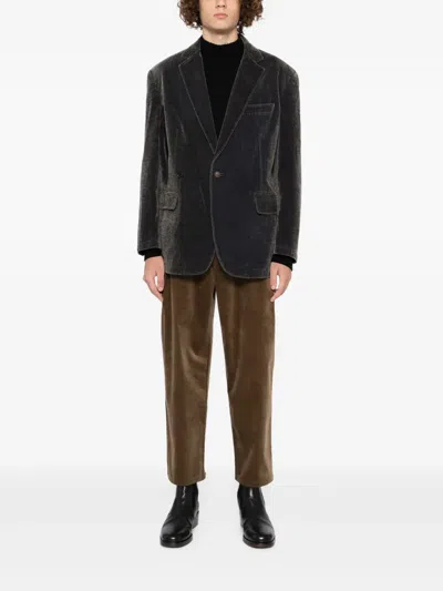 Croquis Single-breasted Blazer In Black