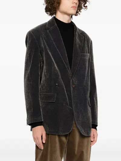 Croquis Single-breasted Blazer In Black