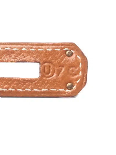 Pre-owned Hermes 1991 Kelly32 Handbag In Brown