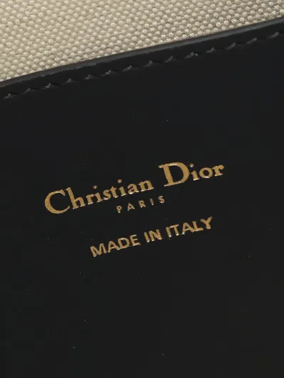 Pre-owned Dior 2020s Signature Oblique Bucket Bag In Blue