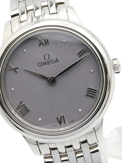 Pre-owned Omega 2020s De Ville Prestige 27mm In Gray
