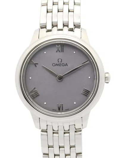 Pre-owned Omega 2020s De Ville Prestige 27mm In Gray