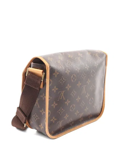 Pre-owned Louis Vuitton 2007 Bosforo Pm Monogram Shoulder Bag In Brown