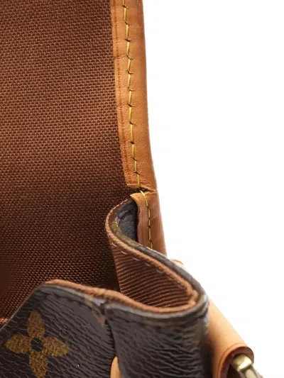 Pre-owned Louis Vuitton 2007 Bosforo Pm Monogram Shoulder Bag In Brown