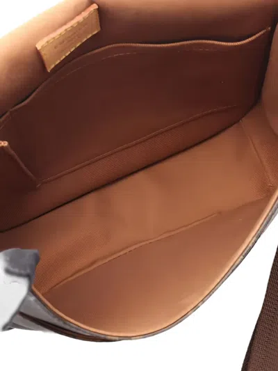 Pre-owned Louis Vuitton 2007 Bosforo Pm Monogram Shoulder Bag In Brown